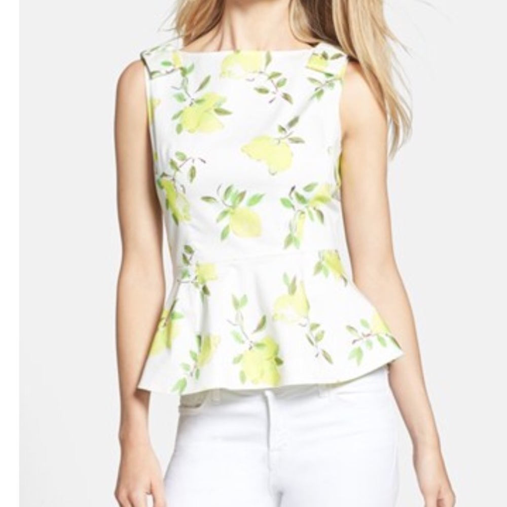 Kate Spade Lemon Drop Thalia Top